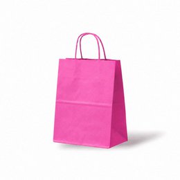 Papirpose S - Pink (100 stykker)