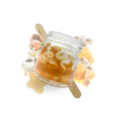 Creamy nougat wax