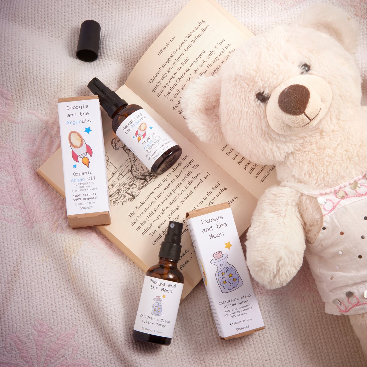 Georgia and the Arganuts Crema hidratante de aceite de argán orgánico para niños 50 ml