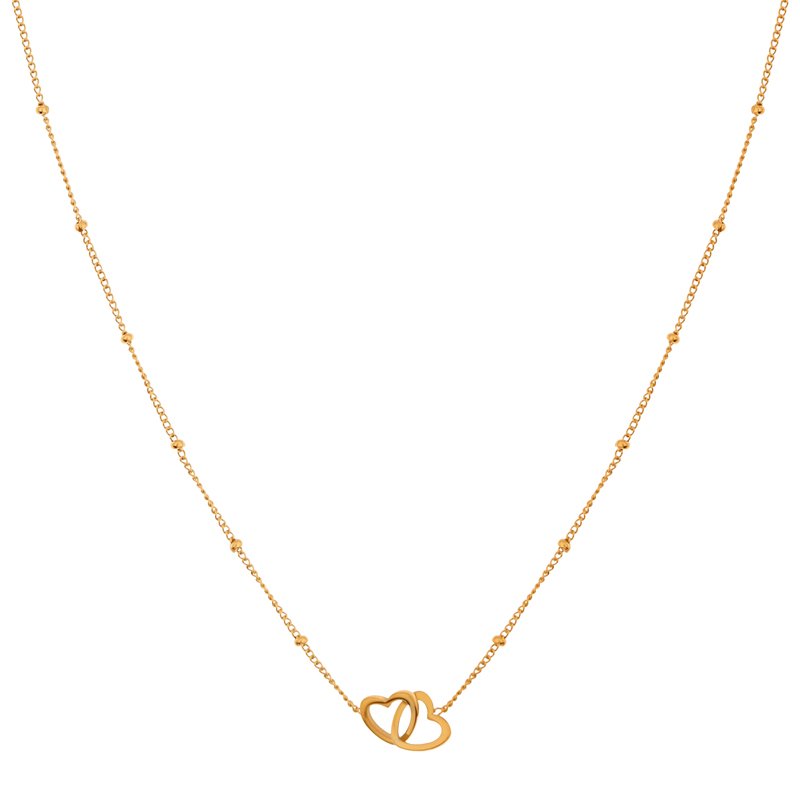 NECKLACE SHARE TWO HEARTS