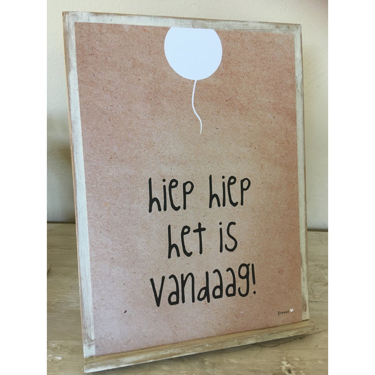 HIEP HIEP het is vandaag!
