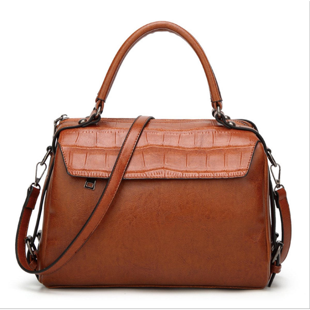 AnBeck Women's Elegant PU Leather Shoulder Bag / Top Handle (2 Color Options)