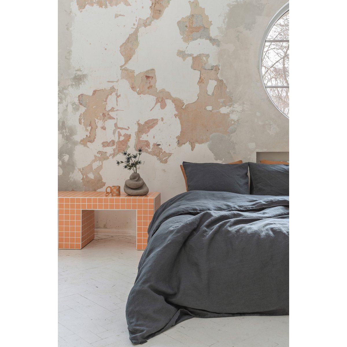 Linen bedding set / Midnight