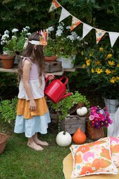 Girlande „Picknick mit Blumen“.