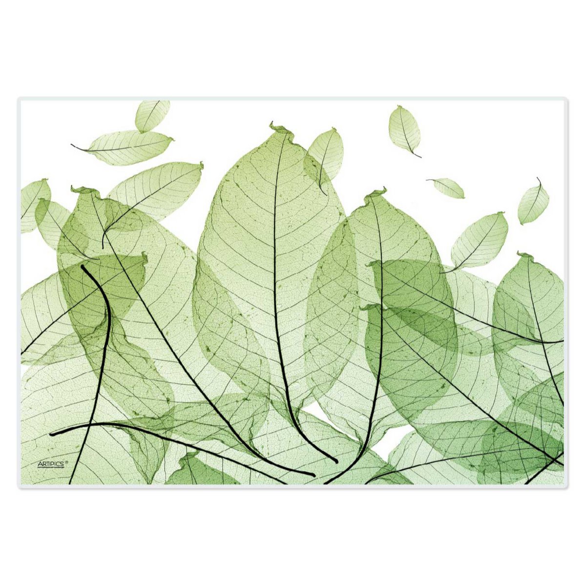 Artipics manteles individuales verde suave manteles individuales plástico lavable 4 piezas cada uno 42 x 30 cm verde pastel decoración de mesa sencilla para la cocina, comedor, invitados, interior, exterior