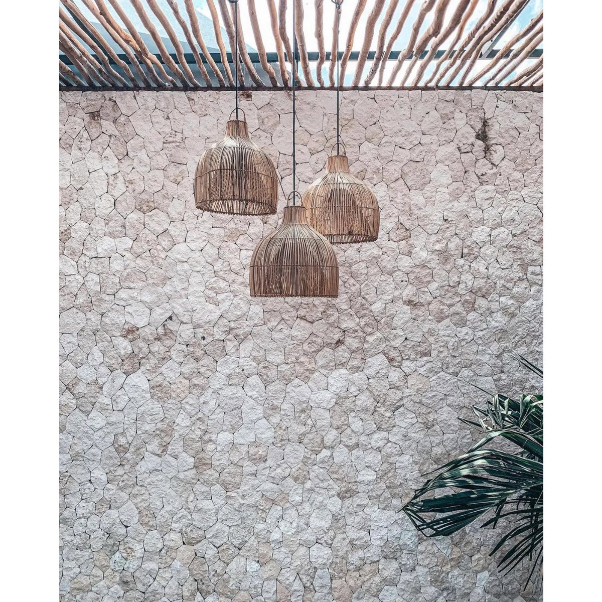 The Lobster Trap Pendant - Natural - L