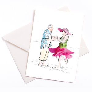 Karte mit Umschlag | Goldene Hochzeit