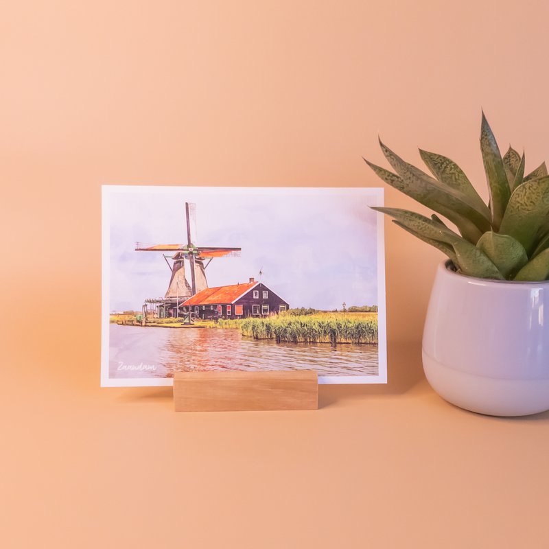 Zaandam Fields, Netherlands  - A6 Postcard with Envelope