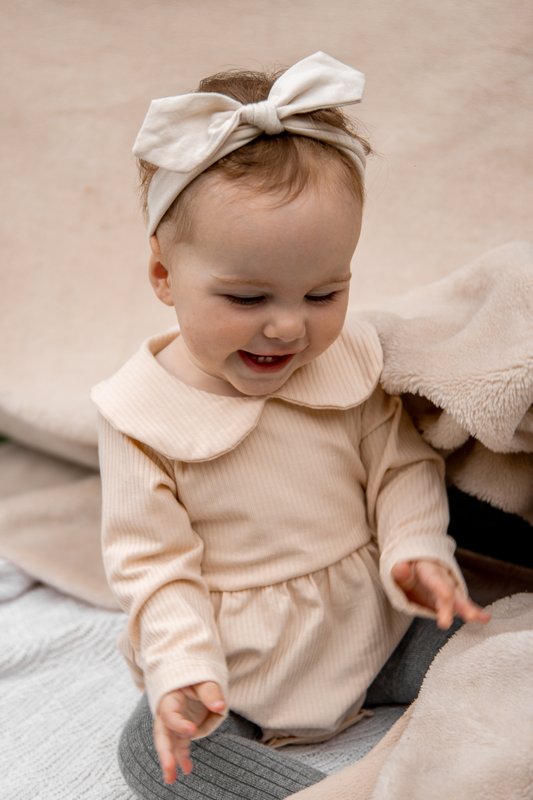 Olivia Romper Suit - Beige