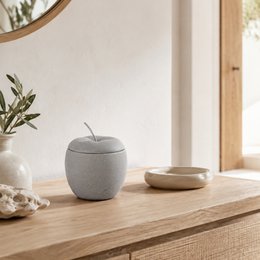 Quemador de perfume - Manzana del amor - Portavelas de fusión Ceras perfumadas - Accesorio de aromaterapia - Vela de cerámica Tealight - Idea de regalo