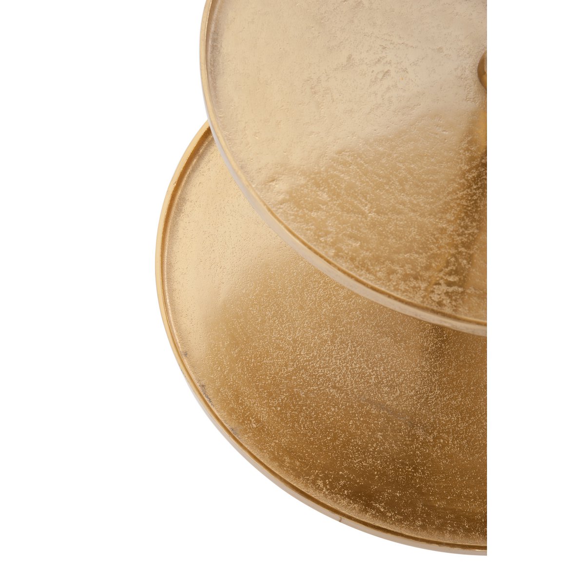 J-Line-Plattform, 5 Ebenen, rund, Aluminium, Gold