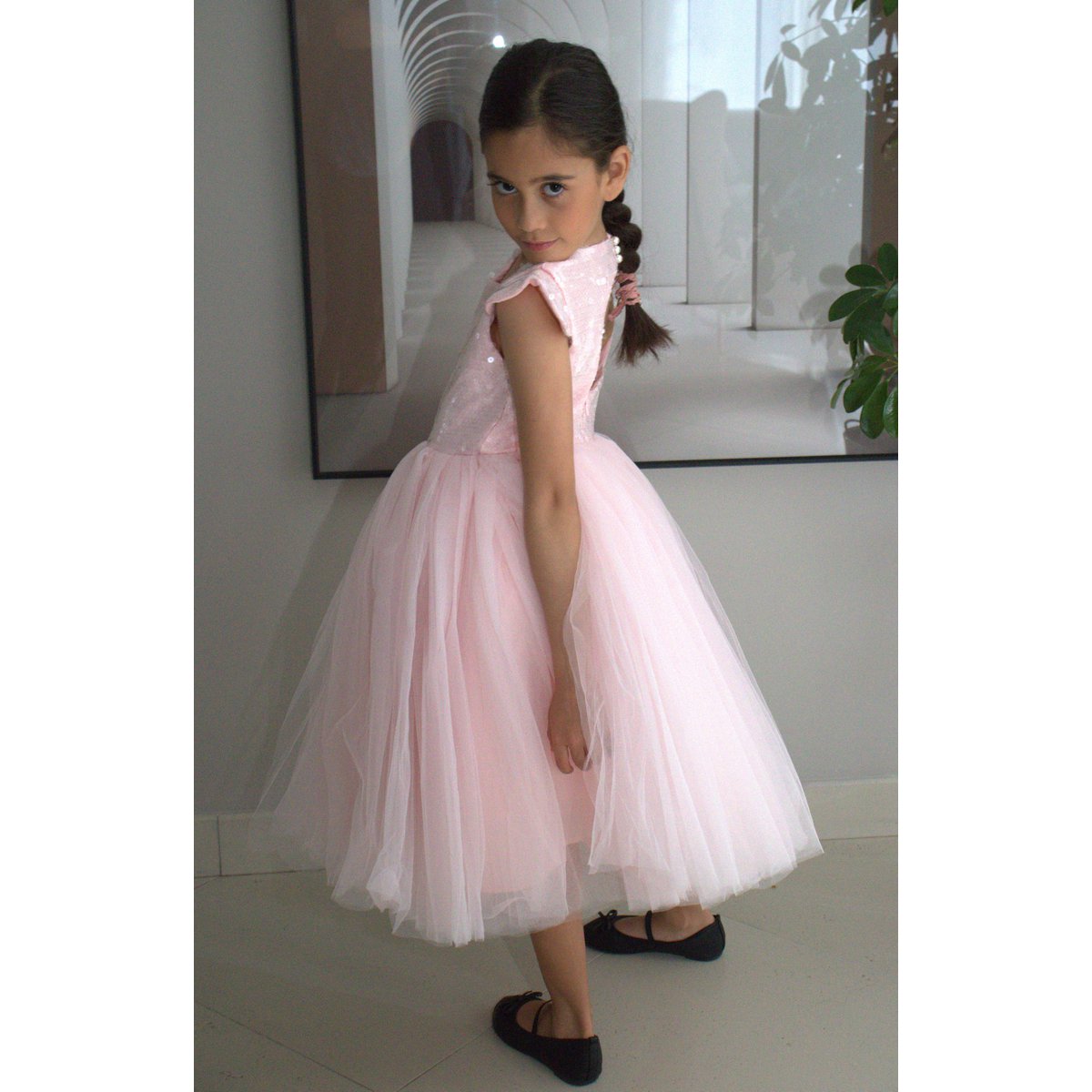 Ceremony dress FIONA Pink