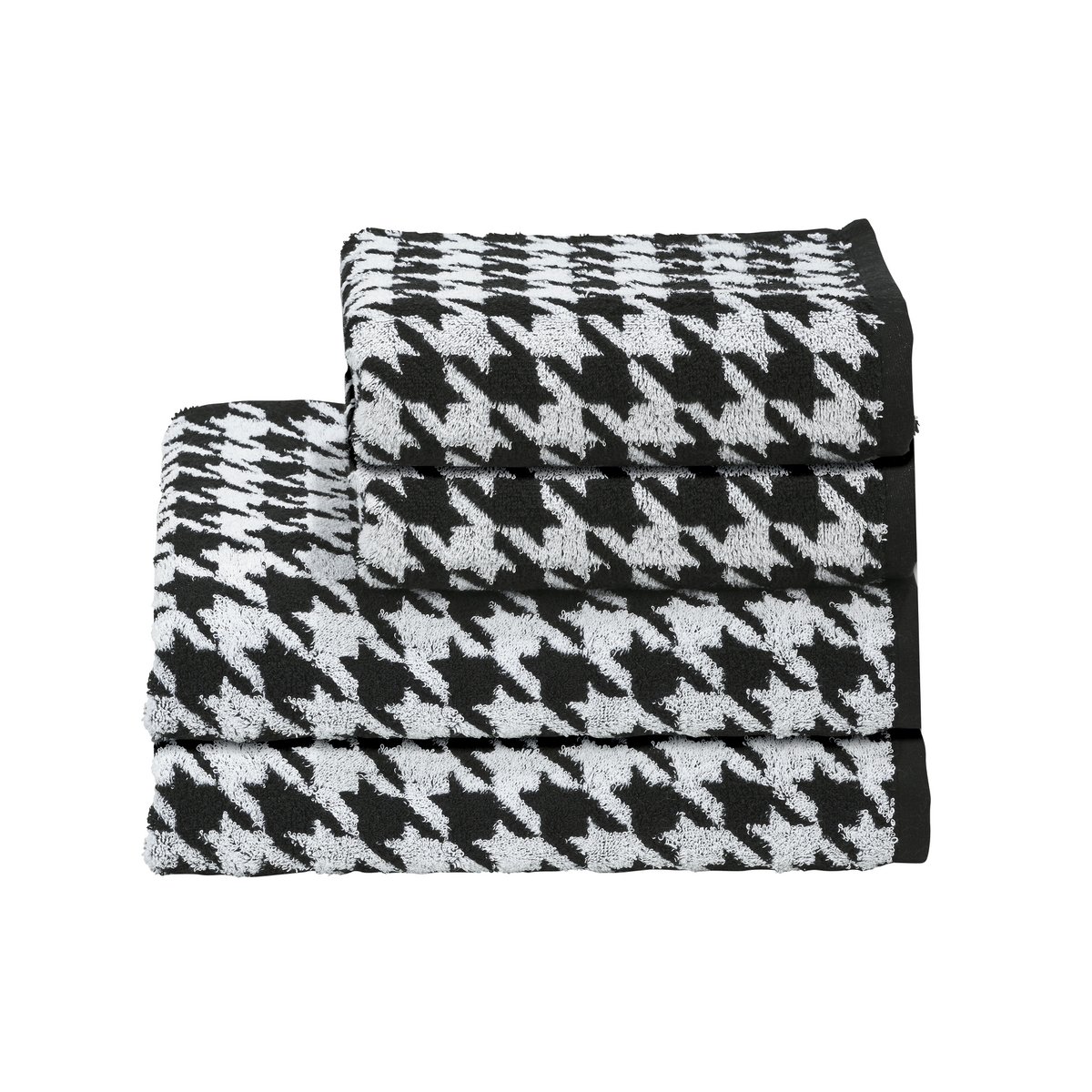 Handdoekenset DAILY SHAPES BIRD (4 maten, 3 kleuren)