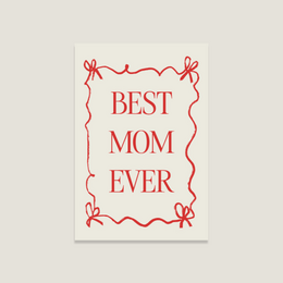 Postcard "Best Mom"