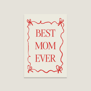 Postcard 'Best Mom'