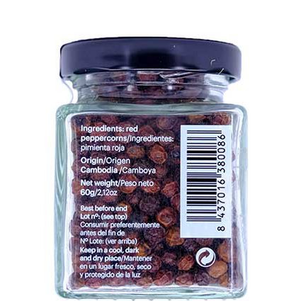 Rød Peber Kampot - 60g