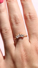 Rosy - Antik diamantklynge ring