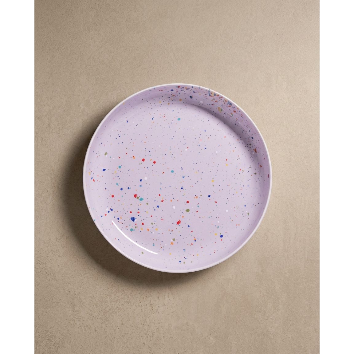 New Party Low Pasta Plate 23cm - Mix 6 Pieces