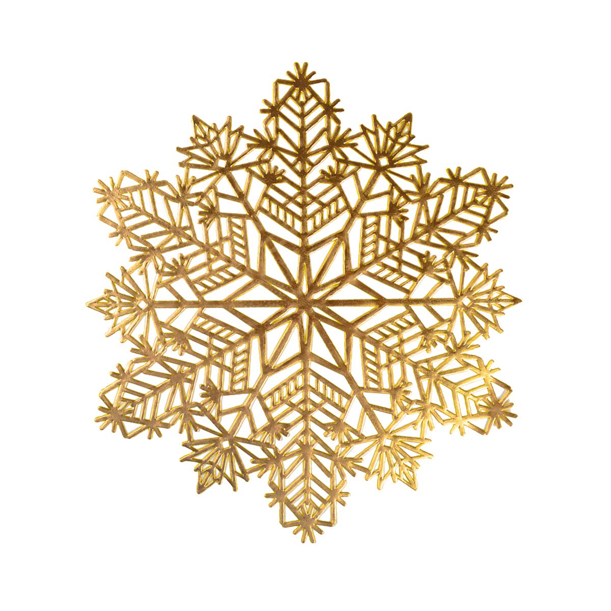Goldfin flocon plate