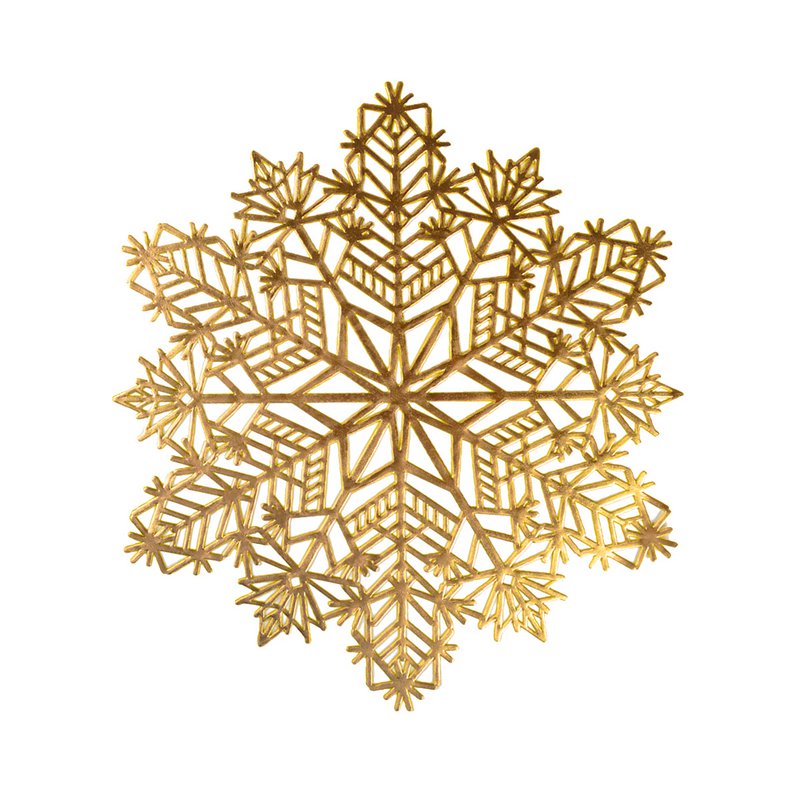Goldfin flocon plate