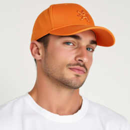Casquette baseball O.Leo - Orange - Orange Lion - unisexe