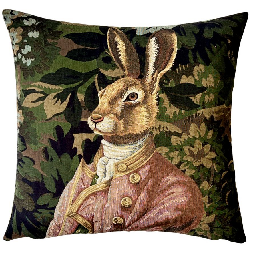 cubierta de almohada de verdura de conejo - almohada de liebre