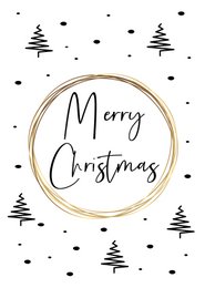 Kaart - Merry Christmas