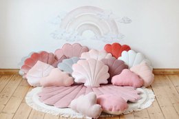 "Soft Pink" Velvet Shell Pude