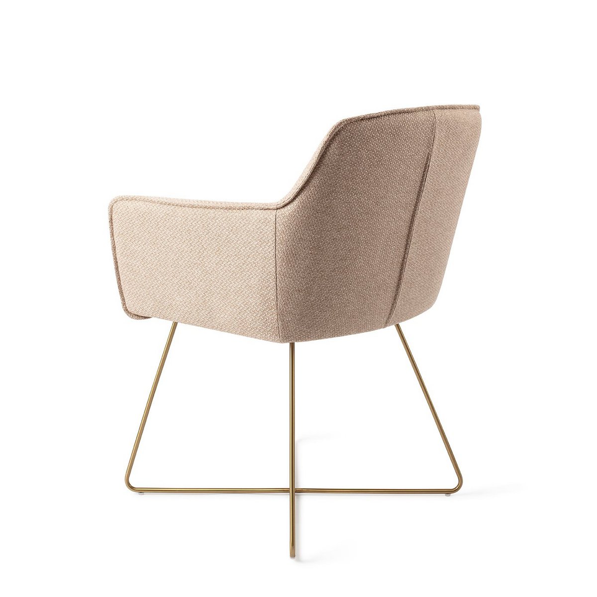 Jesper Home Hofu Dining Chair Cross Gold