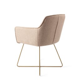 Jesper Home Hofu Dining Chair Cross Gold