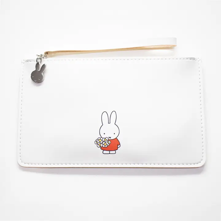Miffy Flowers Pouch (Beige) I Collection ©Mercis
