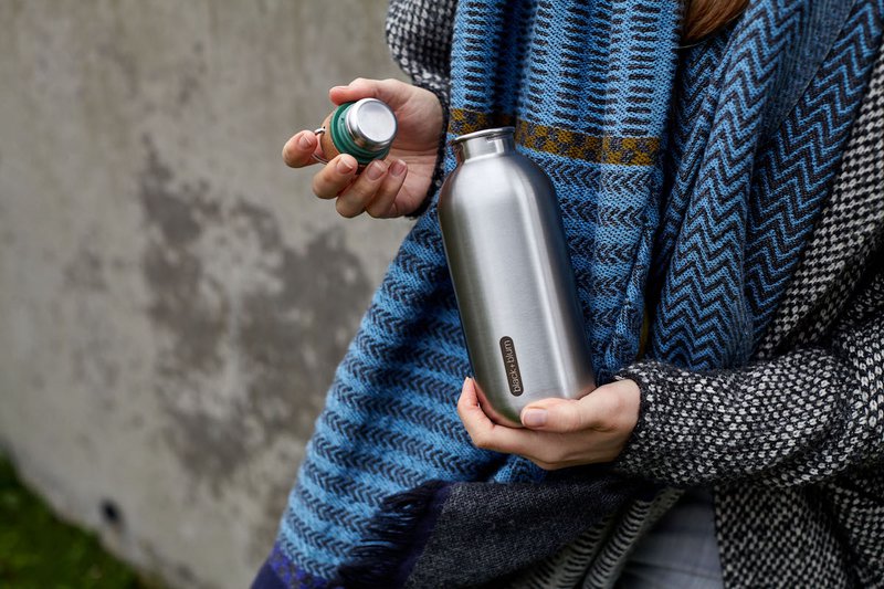 BLACK + BLUM Stainless Steel Bottle | Waterproof | 600ml | Olive
