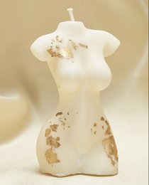 Adore Her Candle - Gold Flakes - Duftendes Kokoswasser
