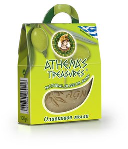 Soap Natural In Wide Box 100gr (Áthena´s)