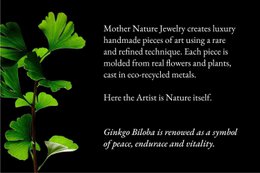 Real Ginkgo Biloba Leaf Necklace, 14K Gold Plated Brass Pendant, Handmade Jewelry Gift for Her, Birthday Gift for Women, Nature-Inspired