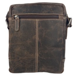 Herretaske eller dametaske i 3 farver bøffellæder - Crossbody-taske til kvinder eller mænd