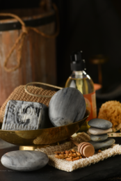 Oval soap on Hammam rope (Honey, Orange Blossom) 200g