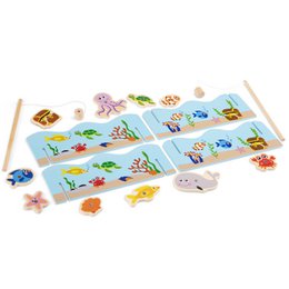Wooden Magnetic Fishing Game