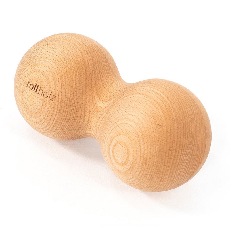 rolling wood double ball 10cm