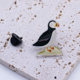 Pin Puffin Puffin Akryl - Gave Island Skandinavien Broche Keepsake
