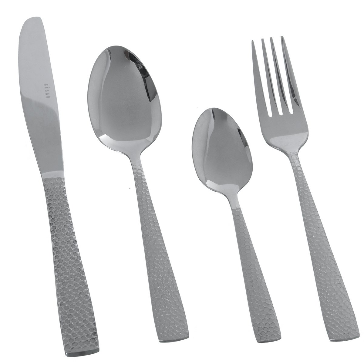 SET OF 24 CUTLERY STAINLESS STEEL 18/10 GLOSS-OLIMPIA DISHWASHER SUITABLE CU315