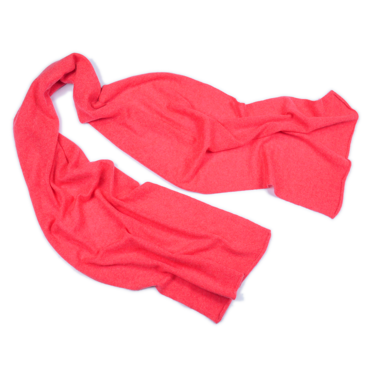 Cashmere Sjaal light 100% Cashmere happy coral