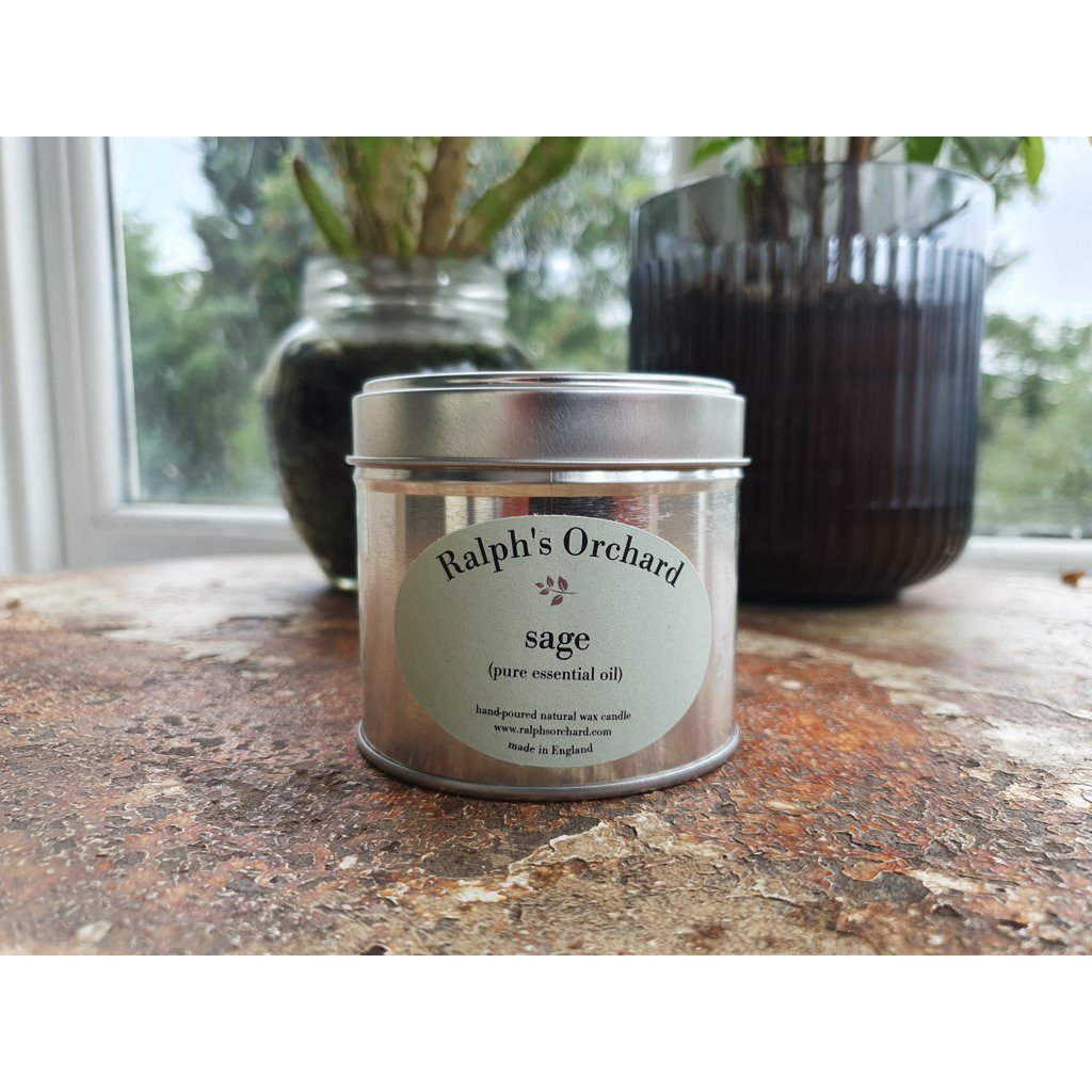 Vela de cera natural perfumada Salvia Clary