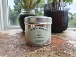 Clary Sage scented natural wax candle
