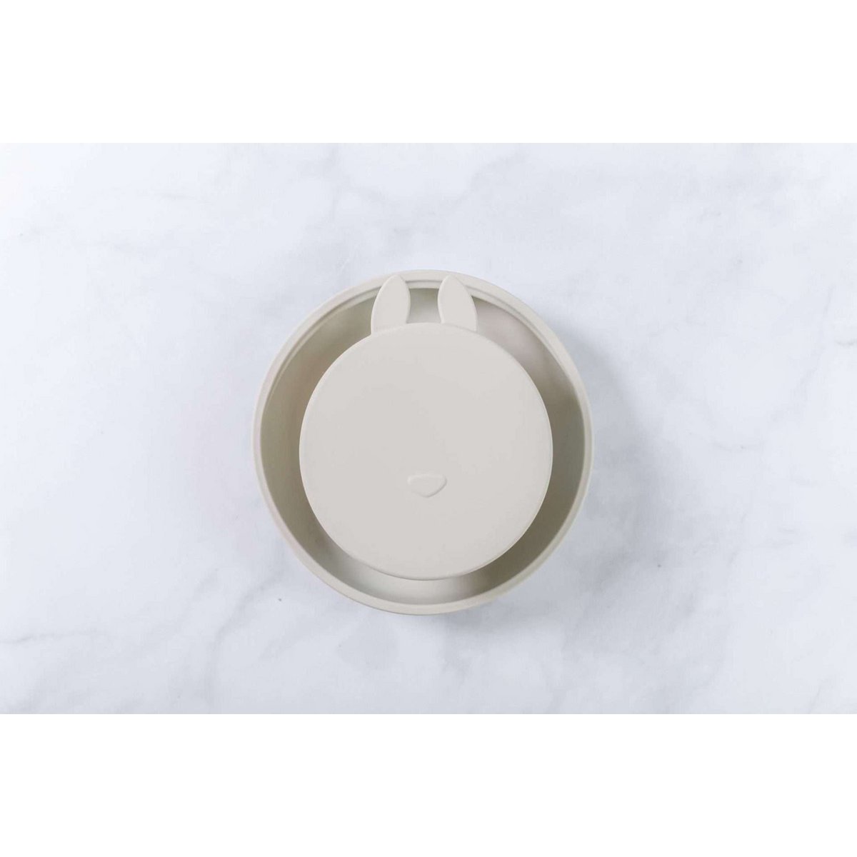 Conjunto Prato Silicone Con Ventosa Verde Acqua