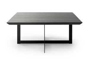 Coffee table 'Cross' RECTANGLE (130x70x3cm H40cm) Oak wood