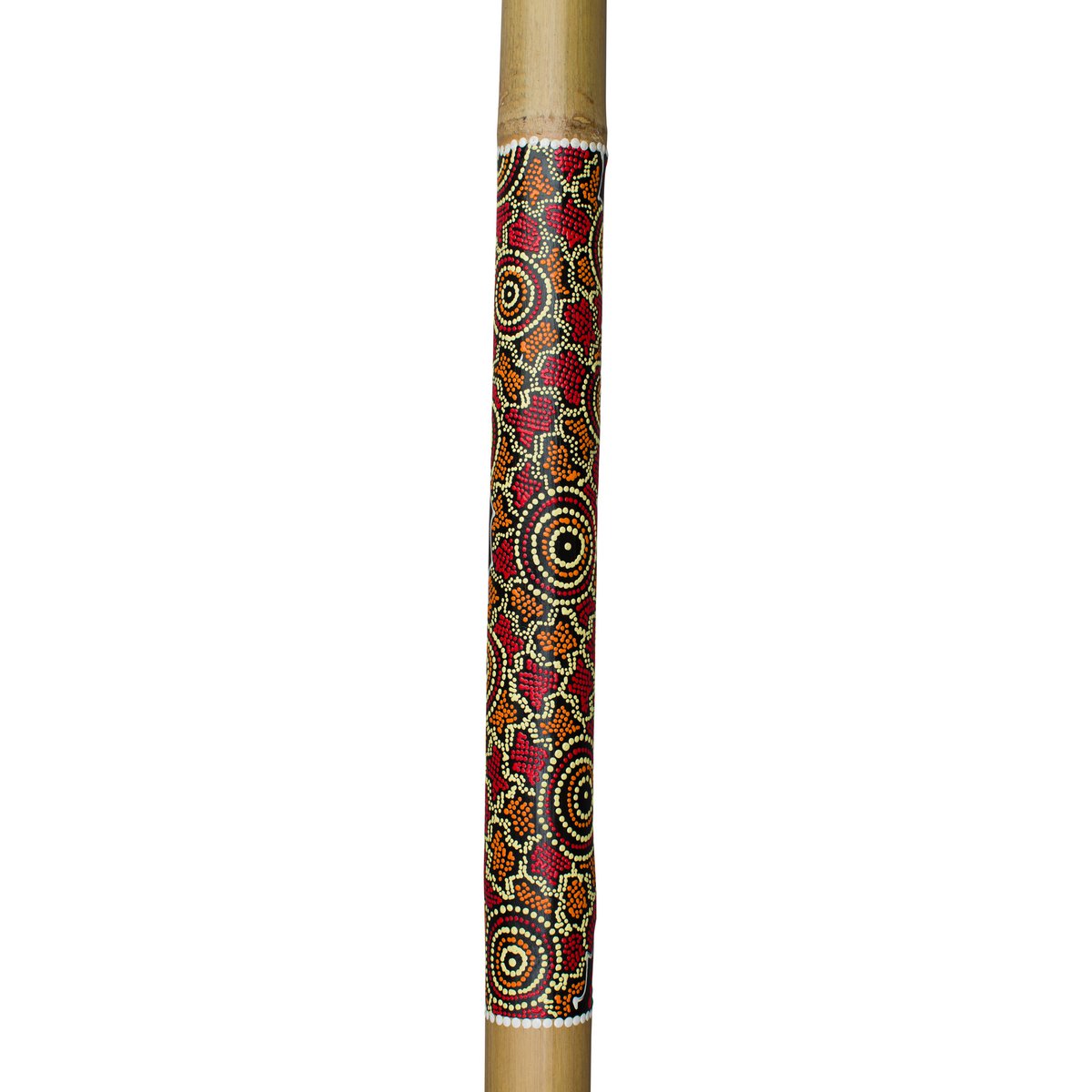 Didgeridoo bamboo 120cm - Painted - including nylon carrying bag - Multicolor