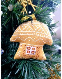 Maison de Noël d'or