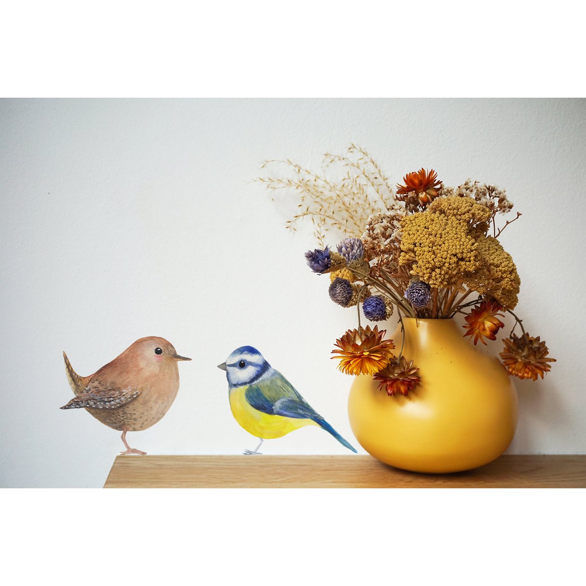 Wall sticker blue tit