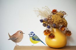 Wall sticker blue tit